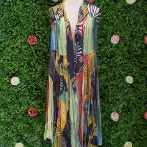 Boho Vest - Mixed Materials